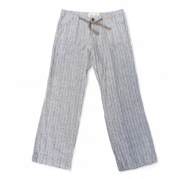 Aventura Organic Cotton Grey and White Stripe Pants - Picture 1 of 6